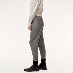Babaton DEXTER black wool pants